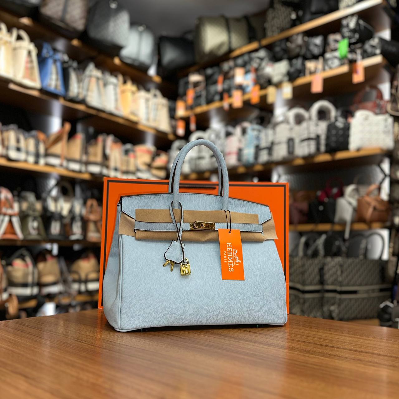 Hermes Birkin Light Blue
