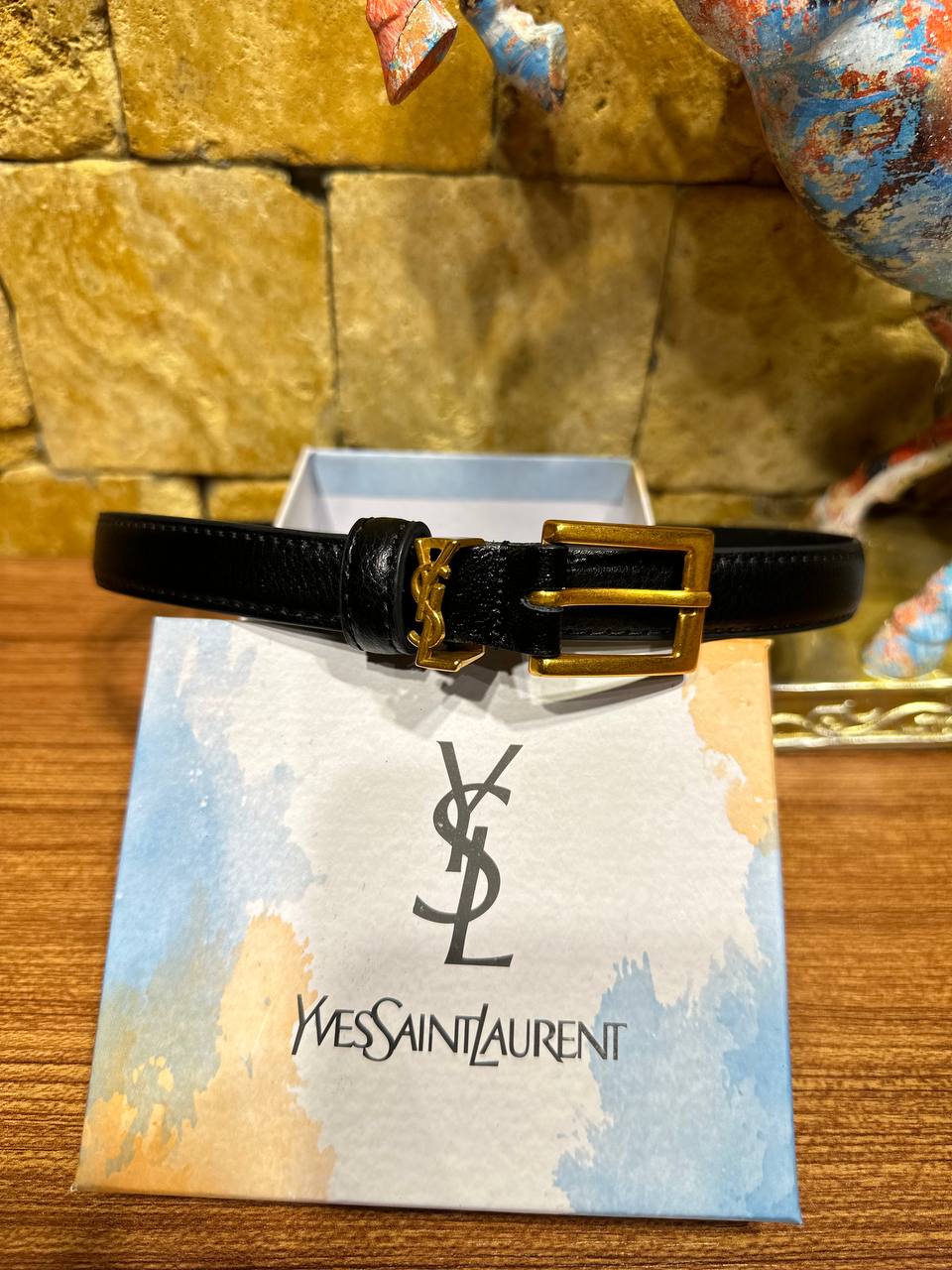 Ζώνη YSL Χρυσή