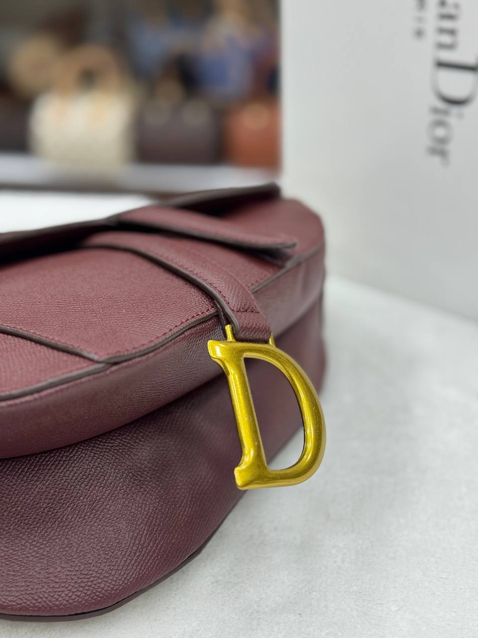 Dior Saddle Bordeaux