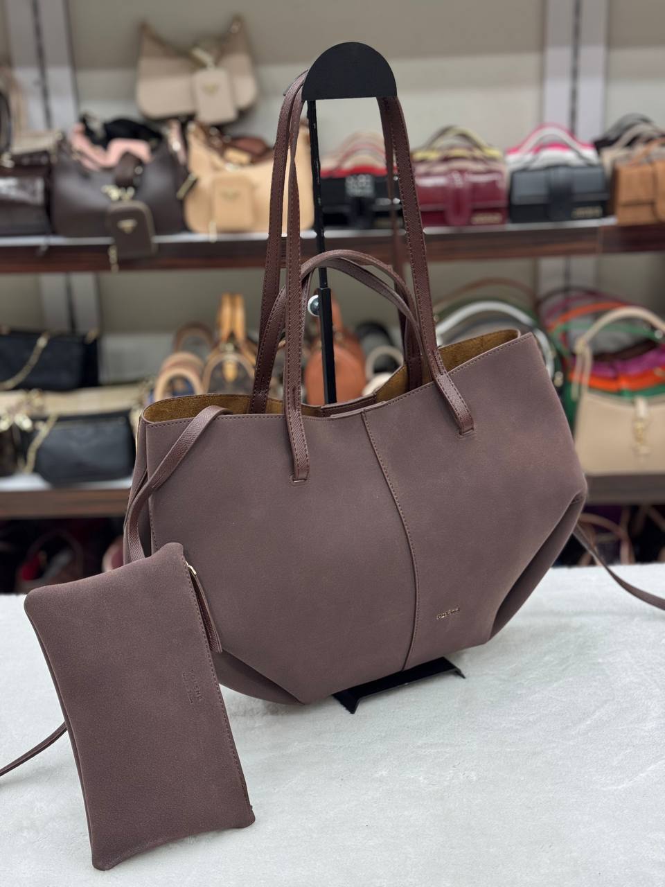 Polene Suede Bordeaux