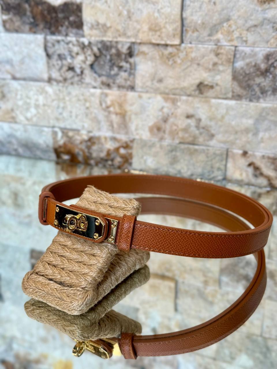 Hermes Belt Taba