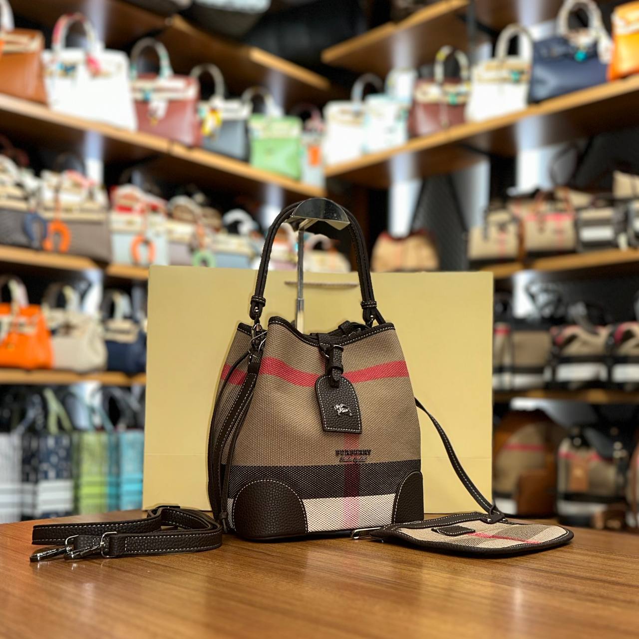 Burberry Vintage Check Bucket | Luxury Bag