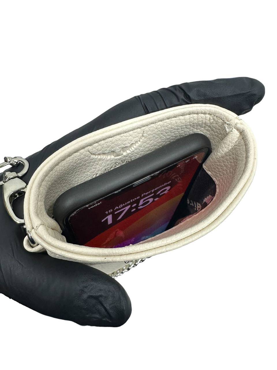 Zadig Voltaire Pochette Telephone Μπεζ