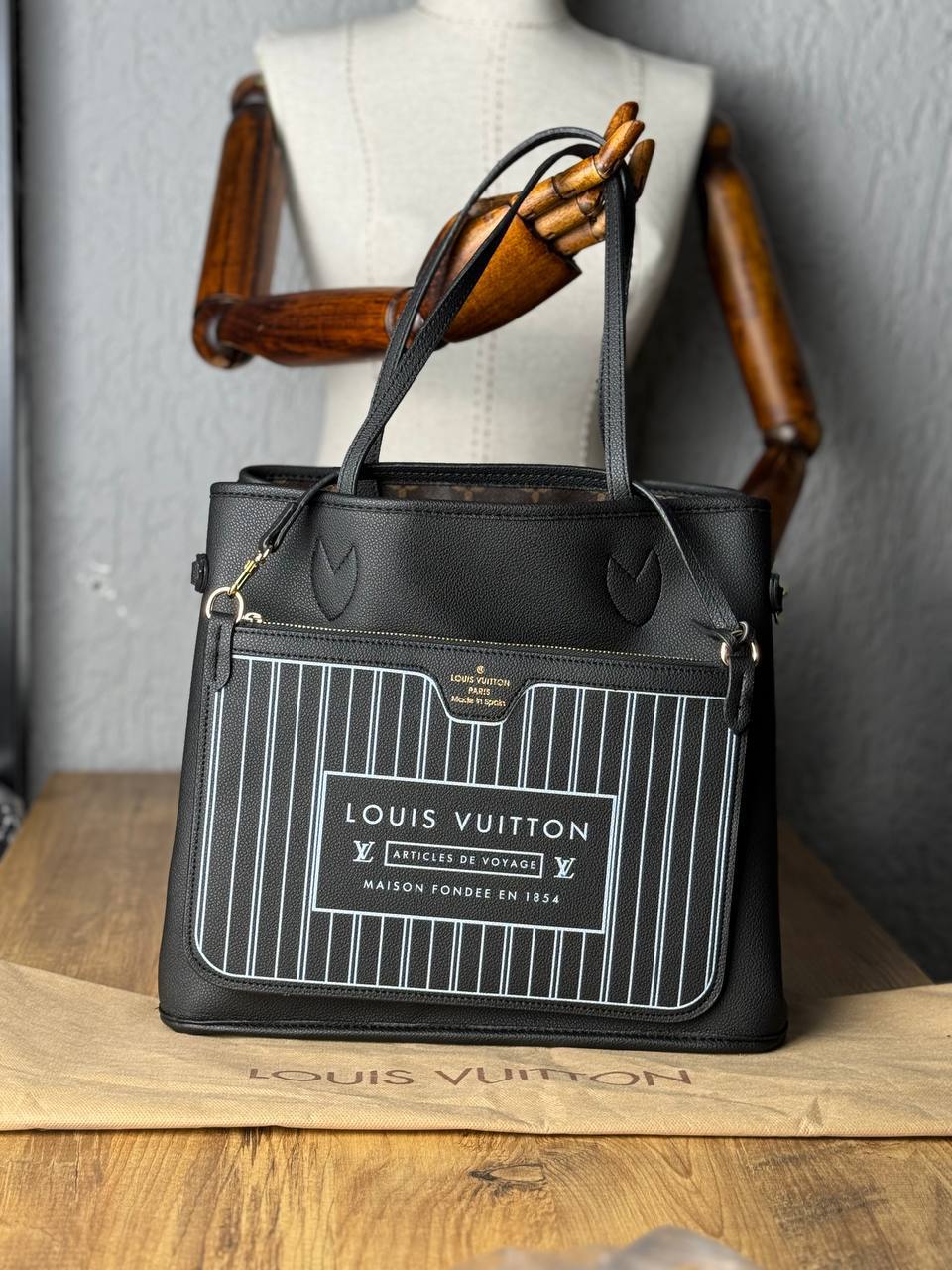 Neverfull Inside Out MM Black