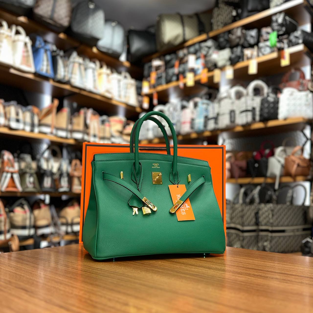Hermes Birkin Light Green