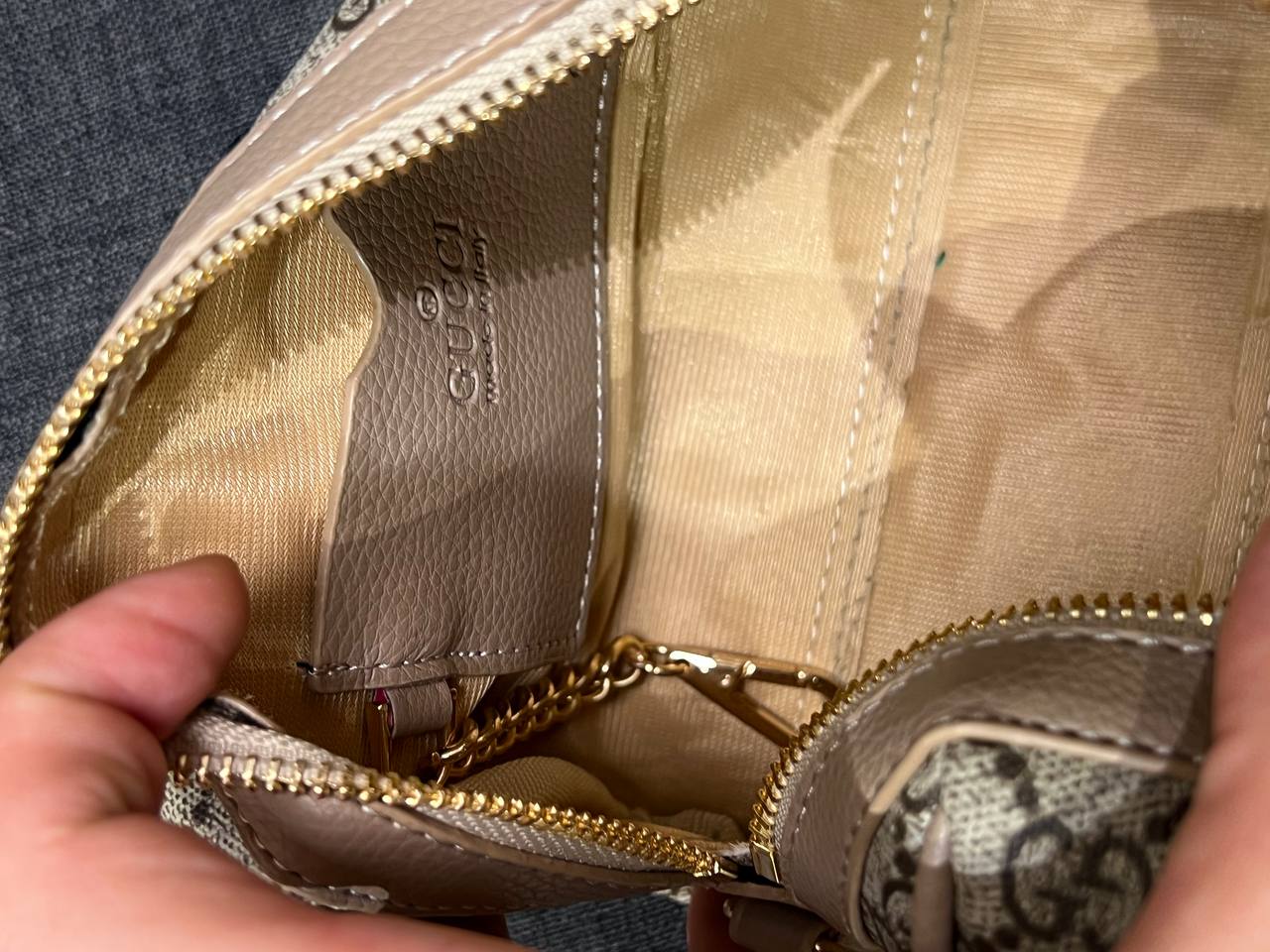 Gucci Speedy Μπεζ