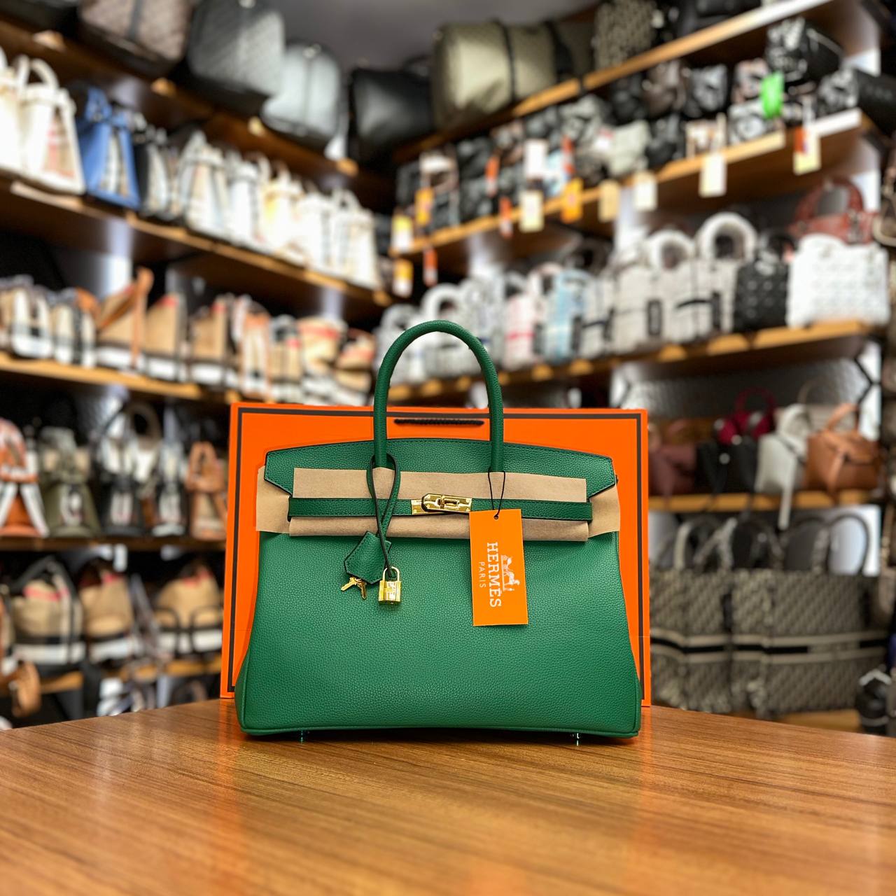 Hermes Birkin Light Green