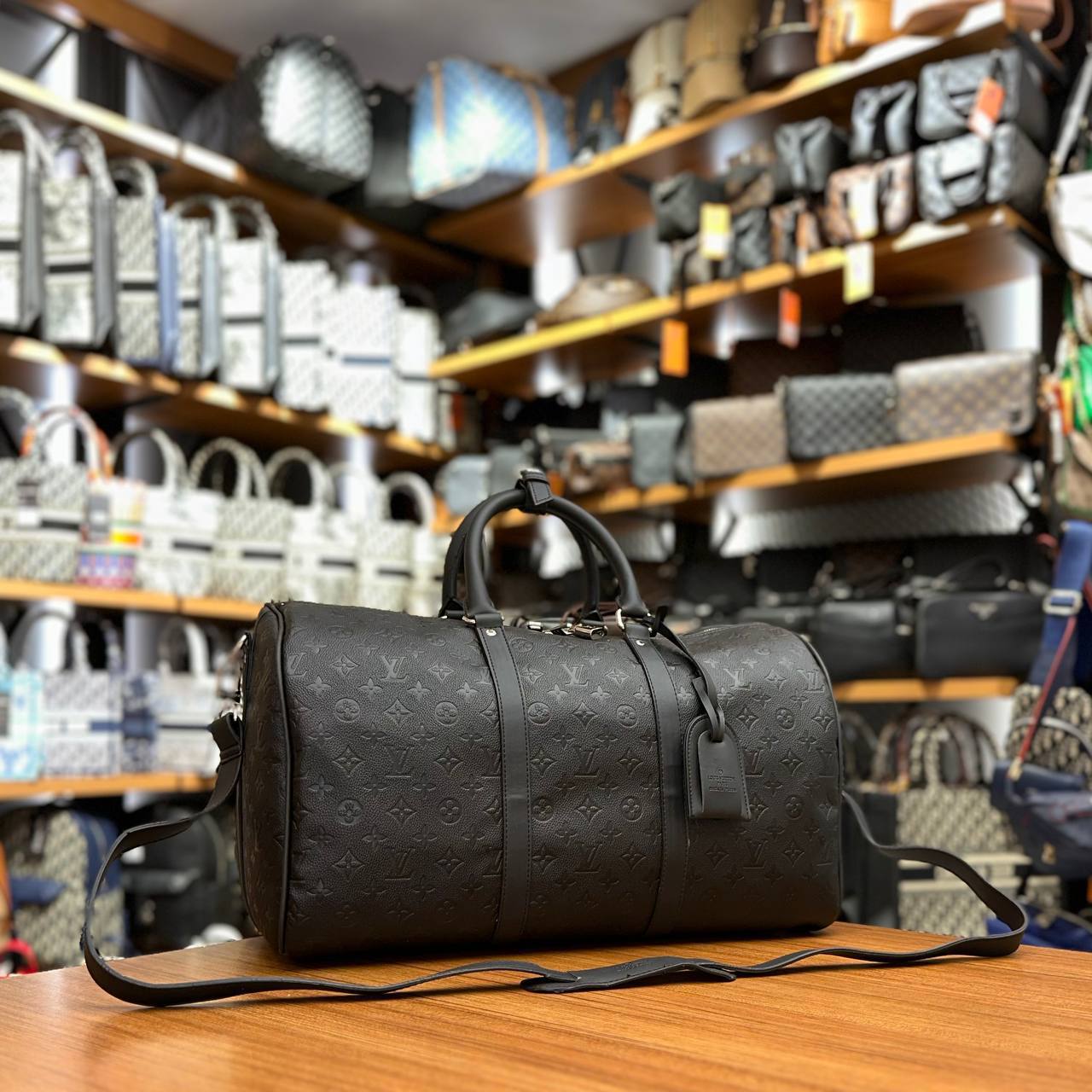 Louis Vuitton Speedy Μαύρο Μονόγραμμα
