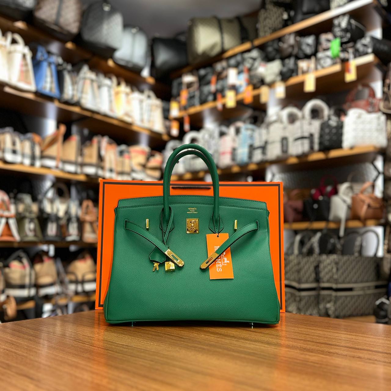 Hermes Birkin Light Green