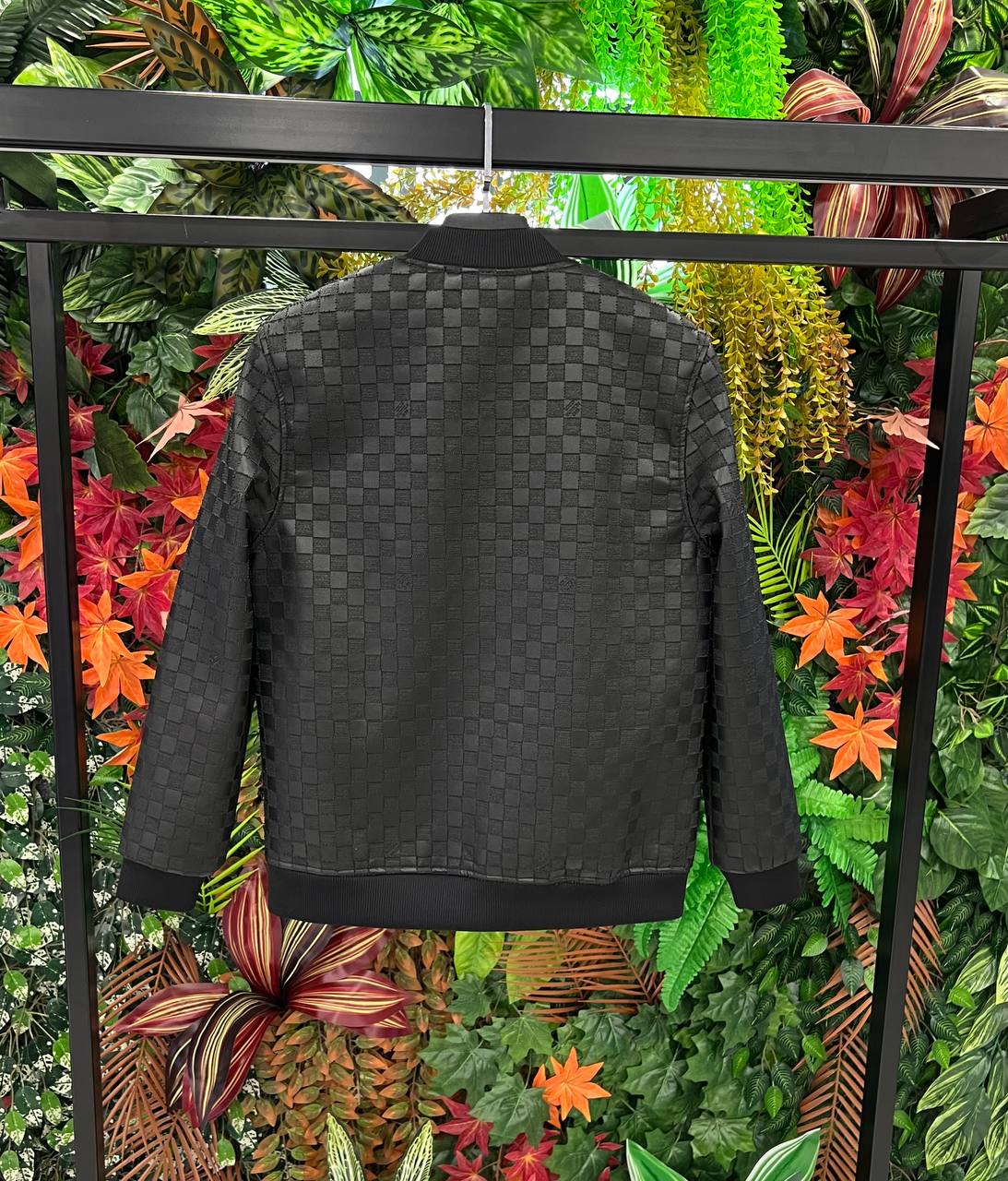 Louis Vuitton Damier Leather Jacket Black