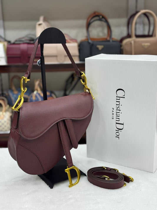 Dior Saddle Bordeaux
