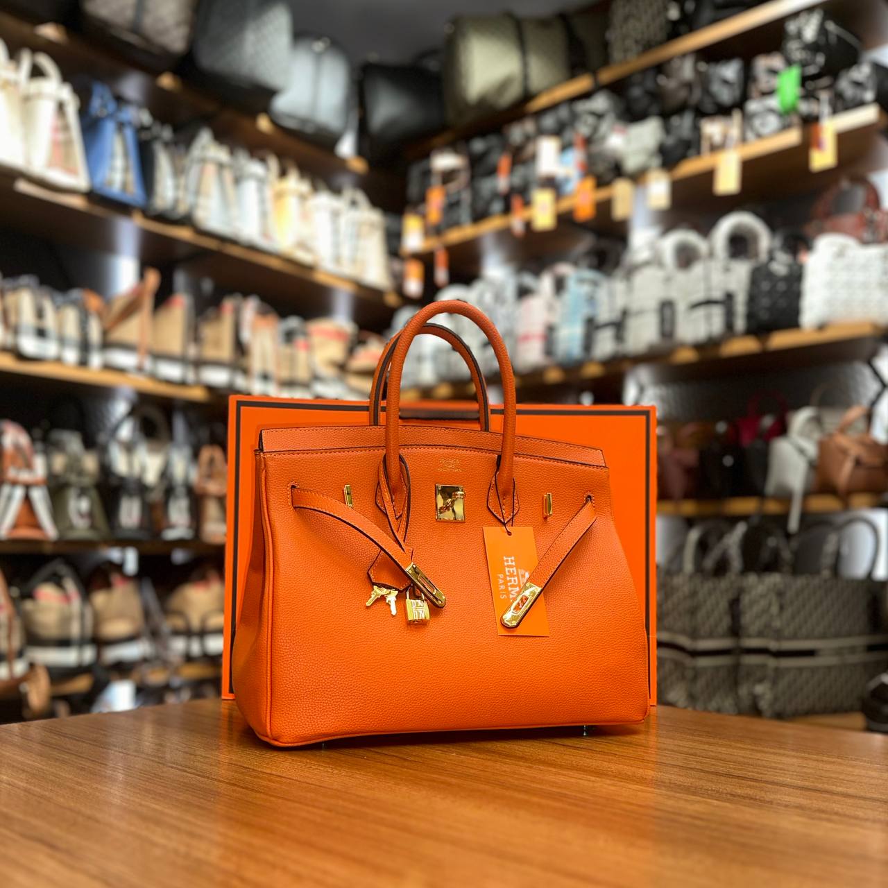 Hermes Birkin Orange