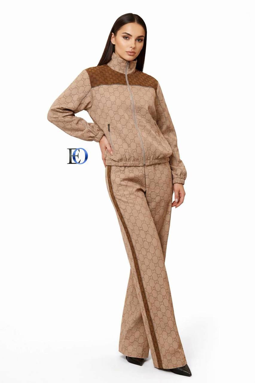 Gucci Pant & Jacket Set Beige