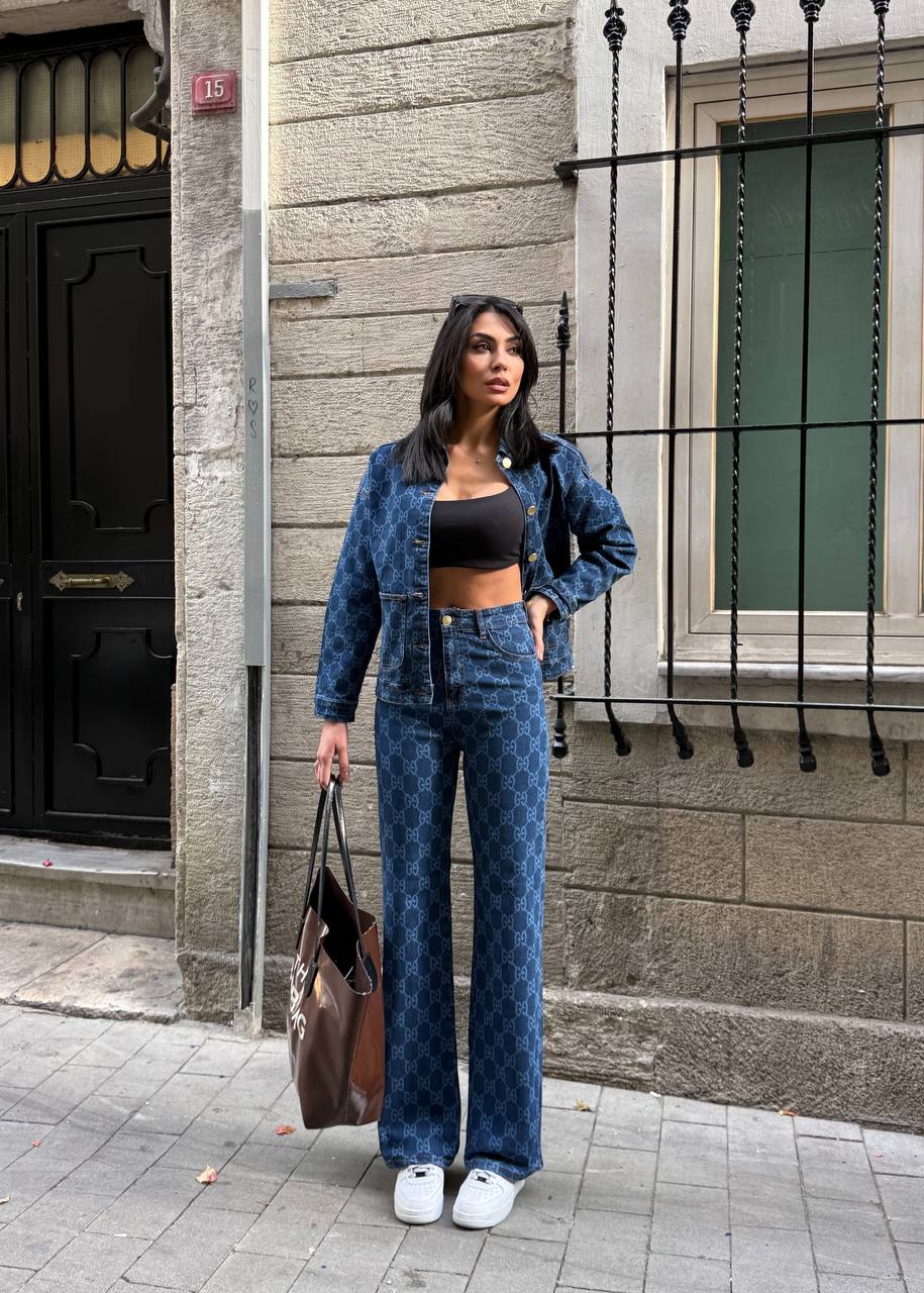 Gucci GG Denim Set