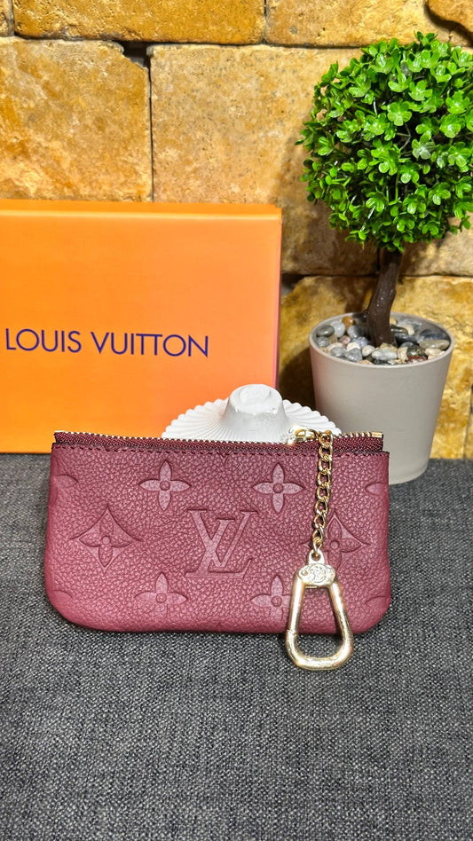 Louis Vuitton Μπρελοκ-Πορτοφόλι Μπορντό