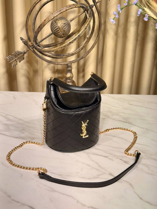 YSL Bucket Black