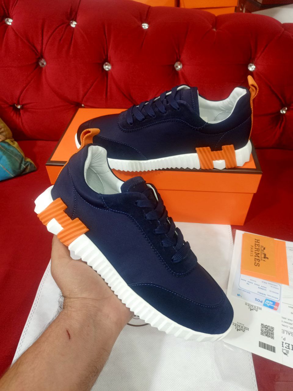 Hermes Μπλε Σκούρο