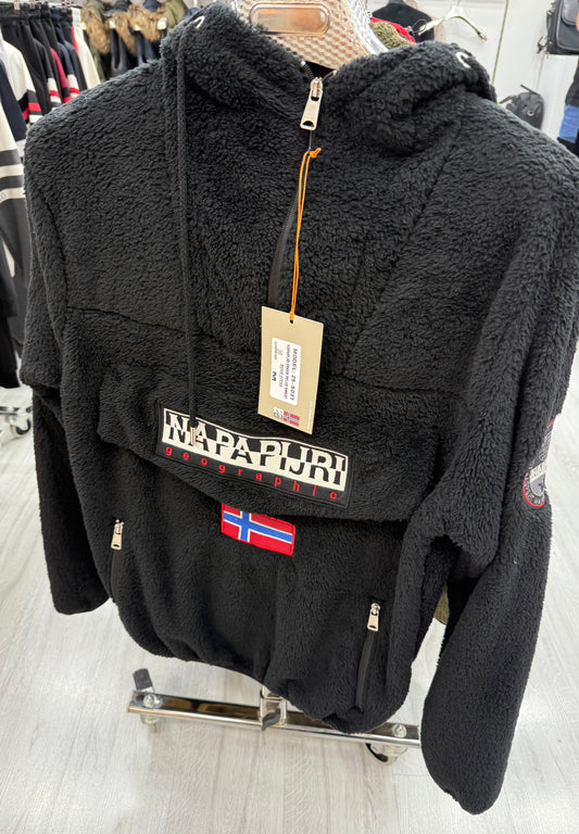 Napapijri Jacket Fleece Μαύρο