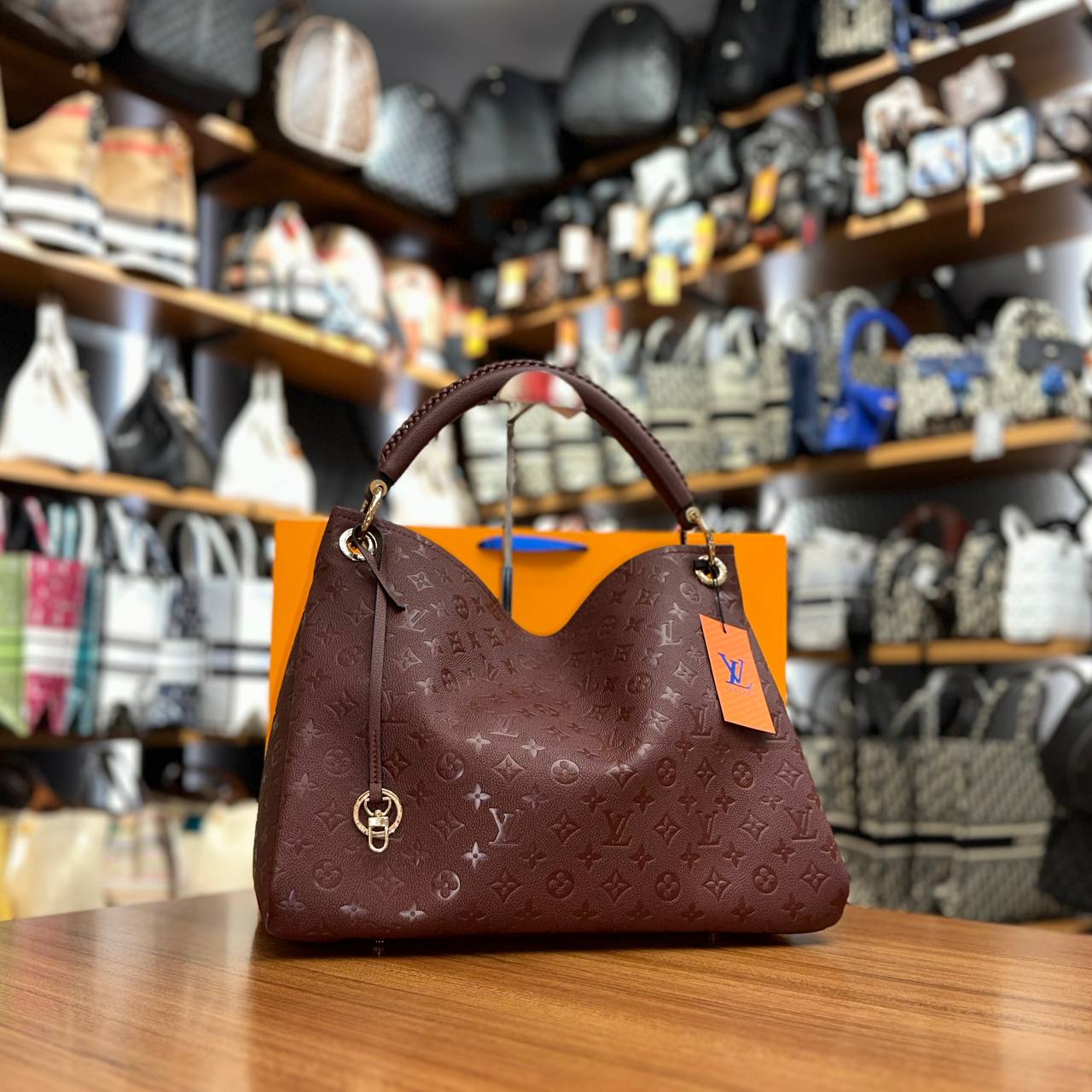 Louis Vuitton Artsy Monogram Empreinte Bordeaux