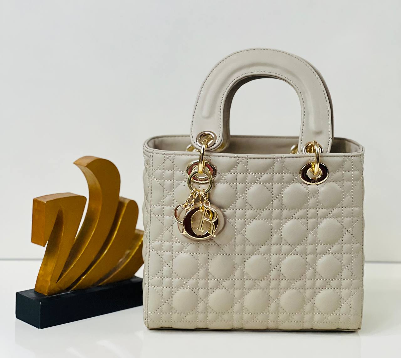 Lady Dior Μπεζ