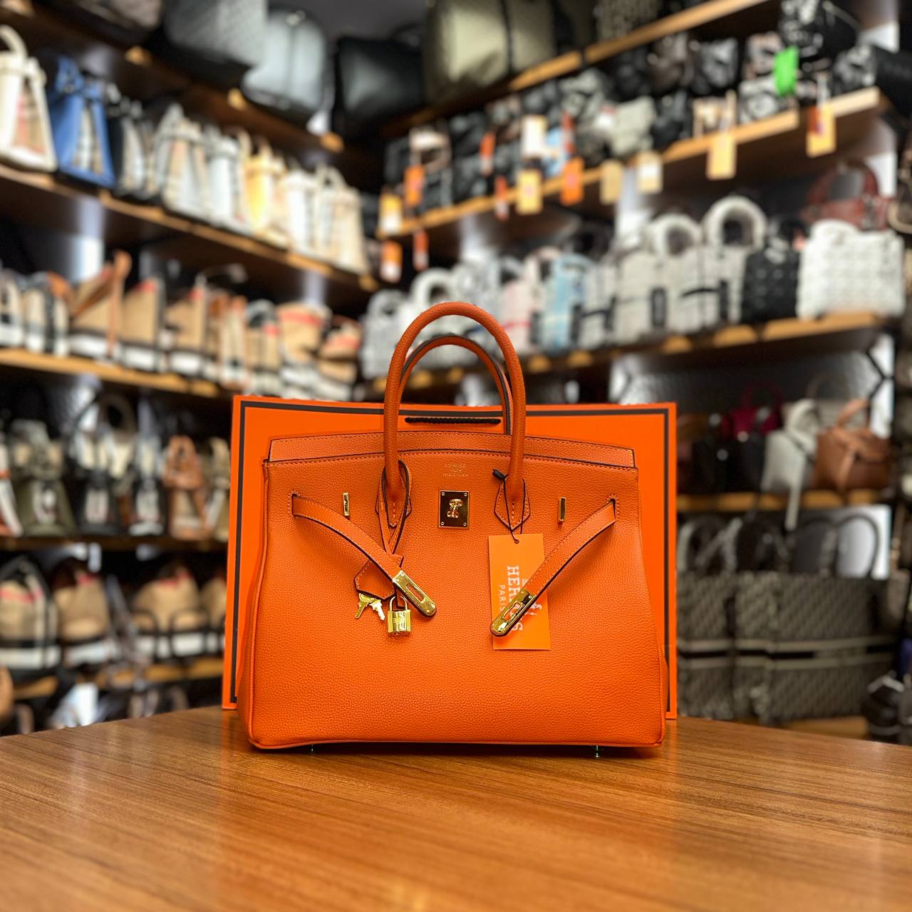 Hermes Birkin Orange