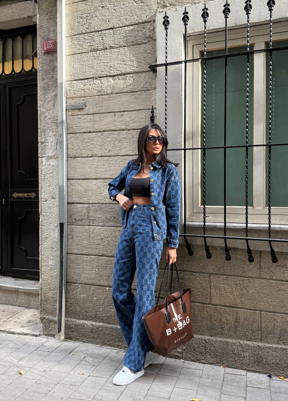 Gucci GG Denim Set