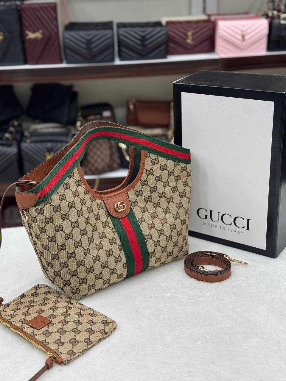 Gucci Giglio Small Brown