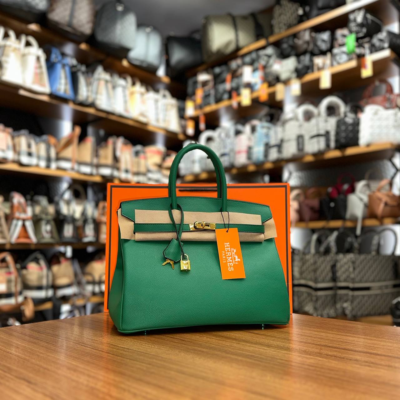 Hermes Birkin Light Green
