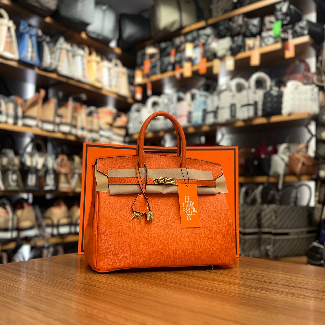 Hermes Birkin Orange