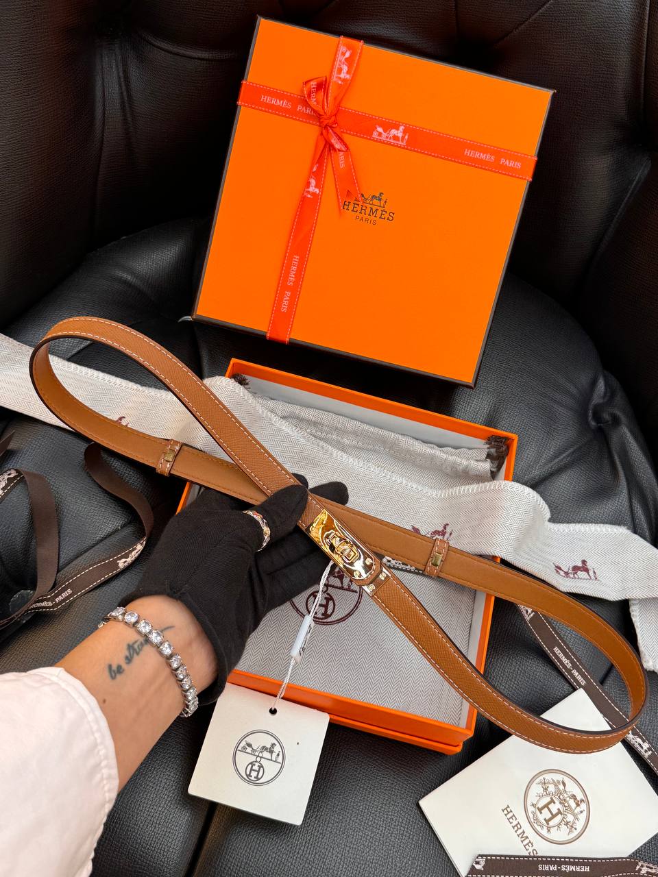 Hermès Kelly Leather Belt