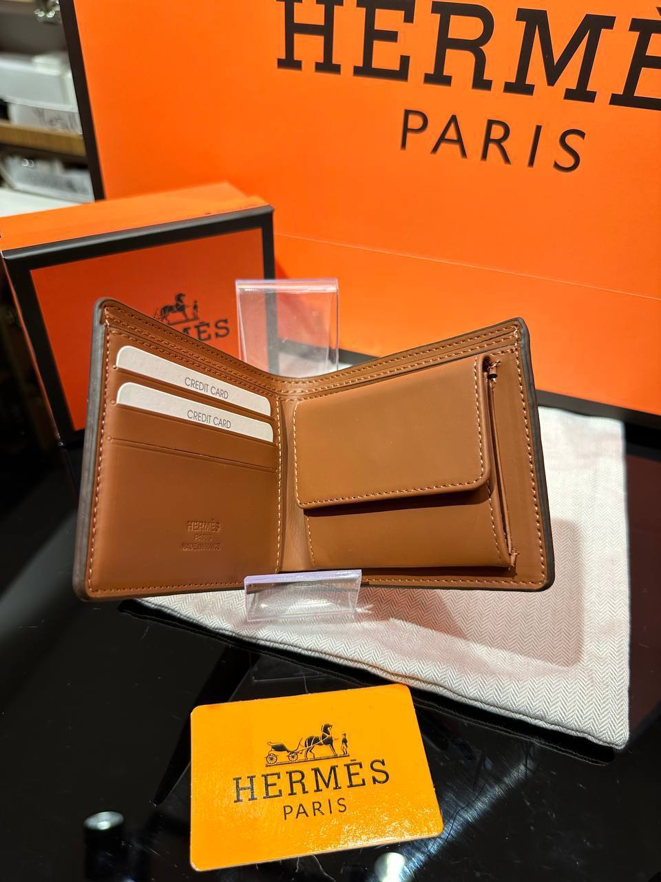 Πορτοφόλι Hermes Brown